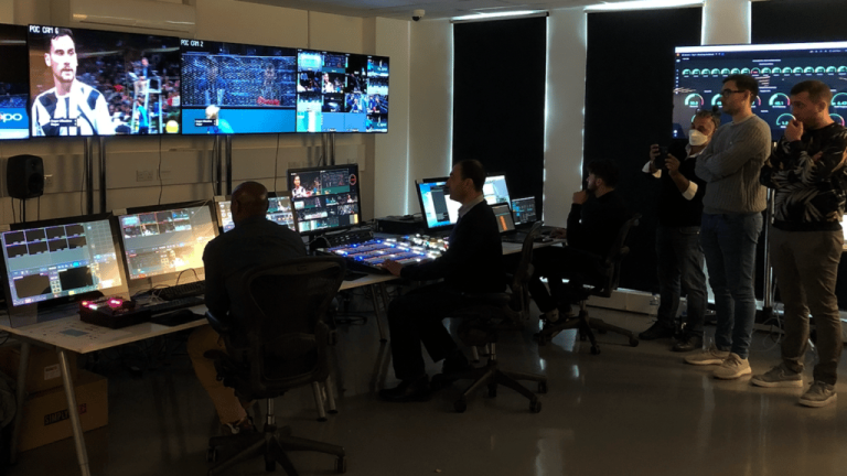 Control room Gallery at Gravity Media facility